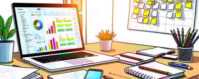 Como usar planilhas ou aplicativos para planejar seu mês